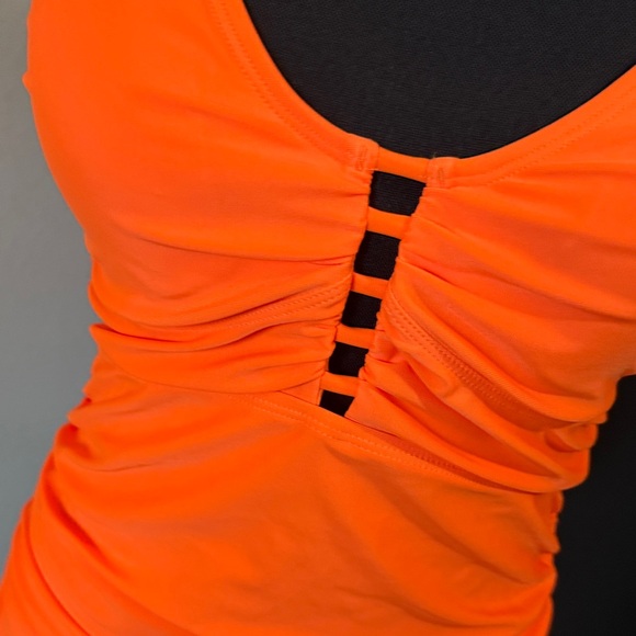 Women's Orange Tankini Top
Bathing suit top - Picture 2 of 4